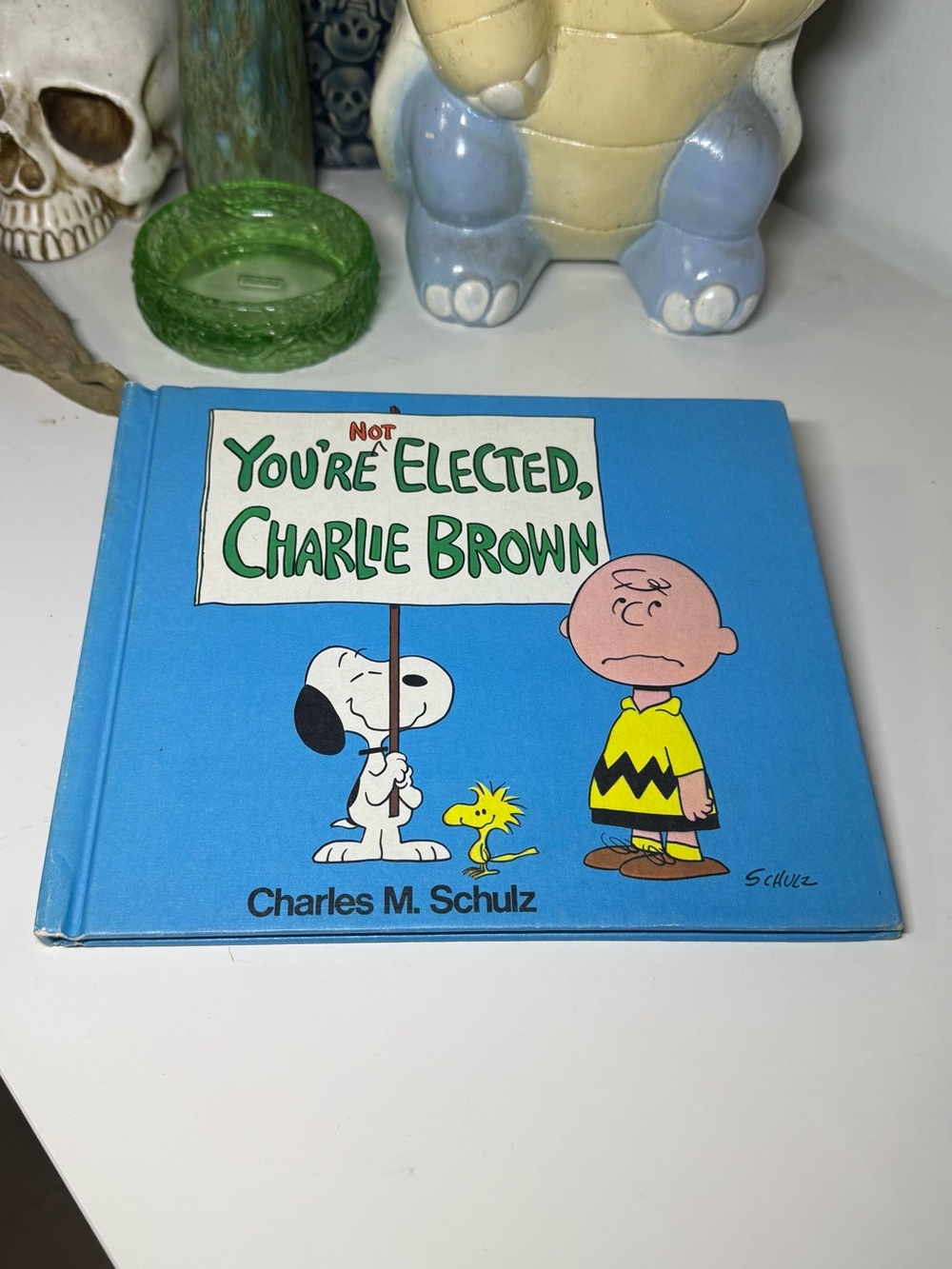 New Antique 1960 Peanuts You’re Not Elected, Charlie Brown HC Book By Charles M.